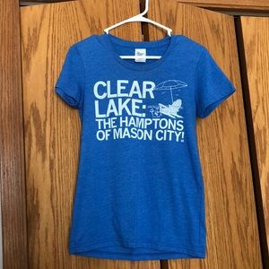 Raygun Clear Lake Iowa The Hamptons of Mason City t shirt
